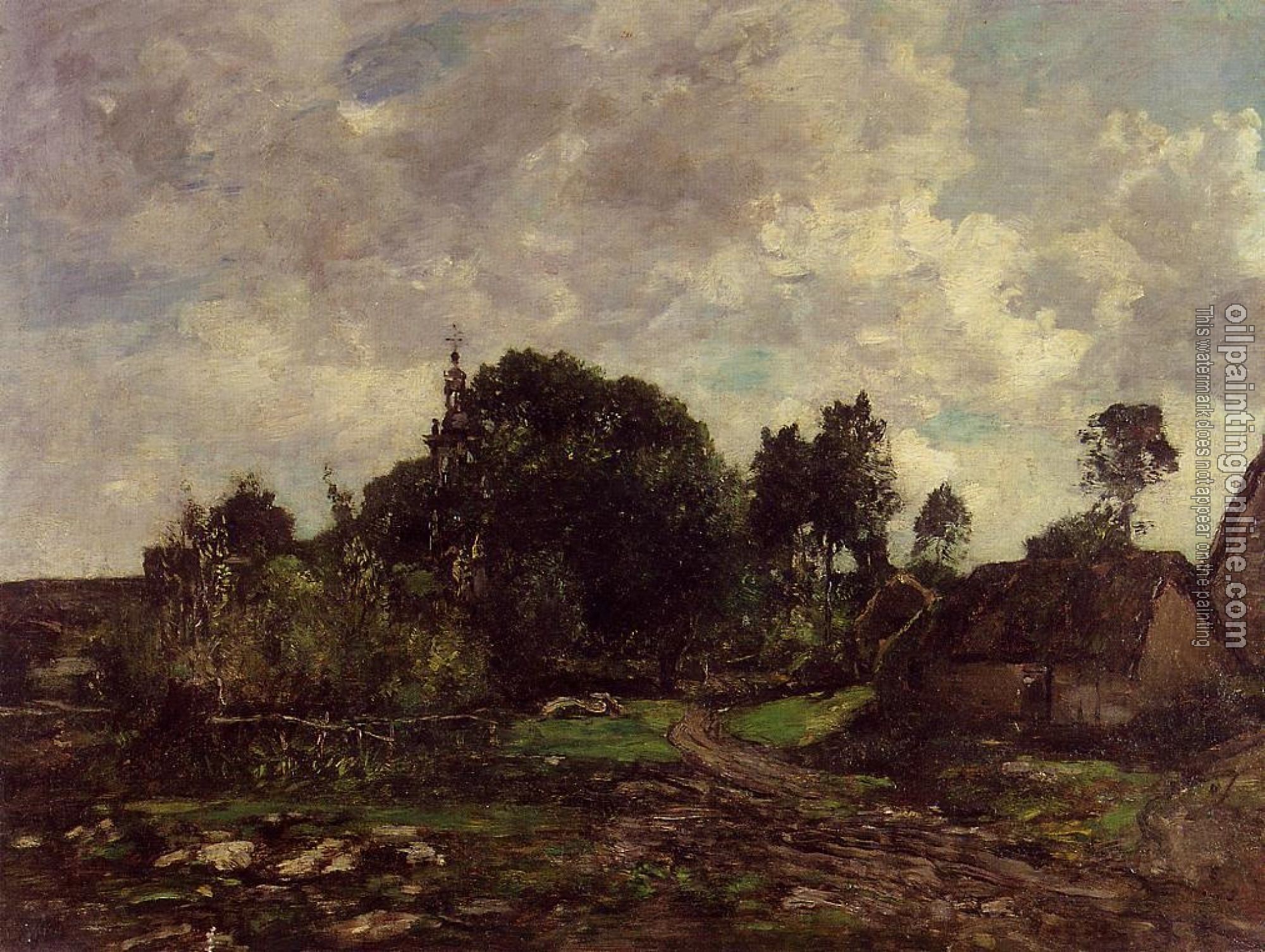 Boudin, Eugene - Breton Landscape